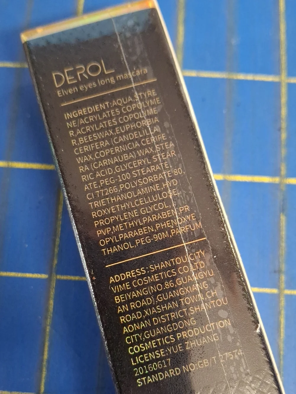 Derol Beauty Elven Eyes Long Mascara 8ml New Sealed Box